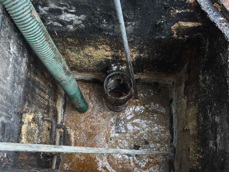 锁一隔油池清理